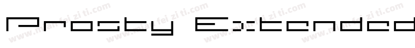 Prosty Extended字体转换